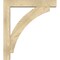 Ekena Millwork Thorton Block Rough Sawn Bracket w/ Offset Brace, Douglas Fir, 6"W x 32"D x 36"H BKT0604X32X36THR05RDF - alternate 2